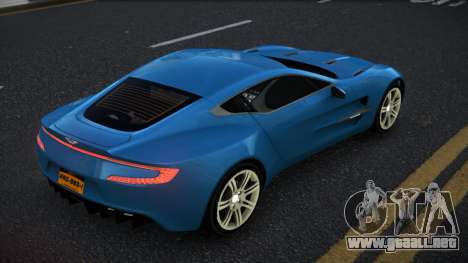 Aston Martin One-77 NJ para GTA 4