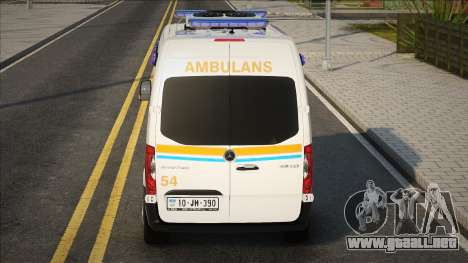 Mercedes Sprinter Azerbaycan Ambulansı Modu para GTA San Andreas