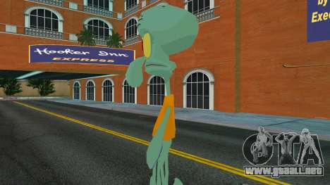 Squidward (Spongebob) Skin para GTA Vice City