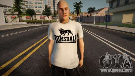 Hombre de moda en camiseta para GTA San Andreas