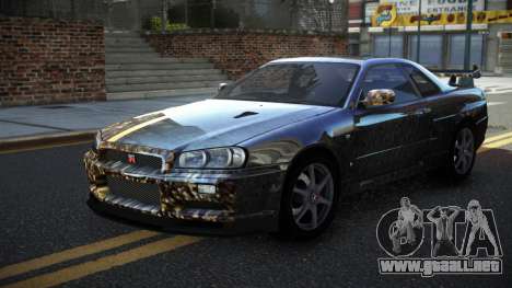 Nissan Skyline R34 PNZ S10 para GTA 4