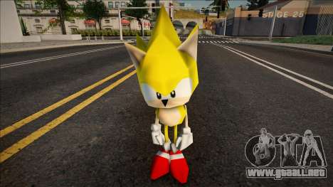 Sonic R Skin - Super Sonic para GTA San Andreas