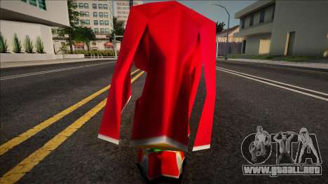 Sonic R Skin - Metal Knuckles para GTA San Andreas