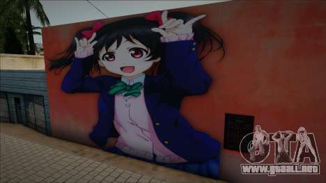 Mural Nico Yazawa para GTA San Andreas