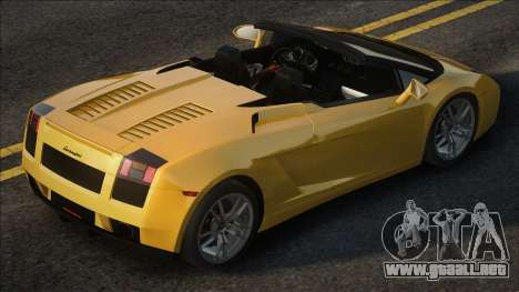Lamborghini Gallardo Cabrio para GTA San Andreas