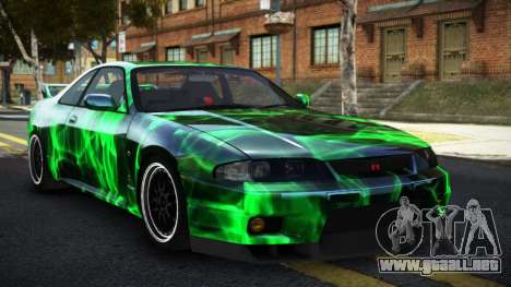 Nissan Skyline R33 LT-R S1 para GTA 4