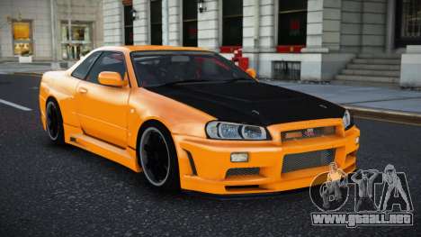 Nissan Skyline R34 GT-R FT para GTA 4