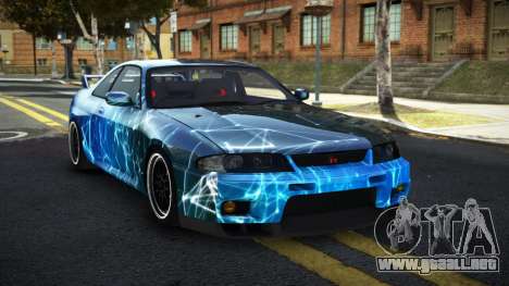 Nissan Skyline R33 LT-R S2 para GTA 4