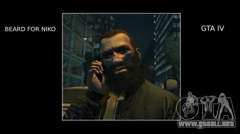 Beard For Niko para GTA 4