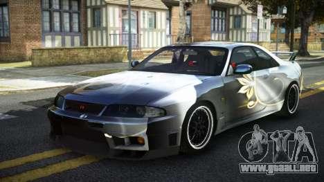 Nissan Skyline R33 LT-R S10 para GTA 4