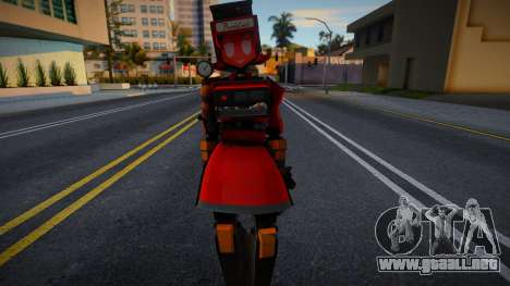 Lady Dispenser Red para GTA San Andreas