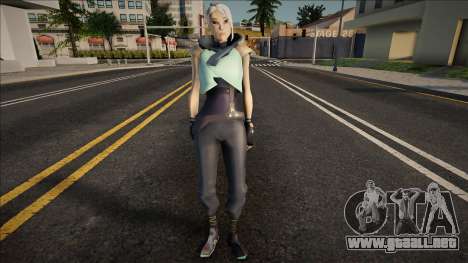 Jett Valorant para GTA San Andreas