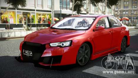 Mitsubishi Lancer Evo X HZR para GTA 4