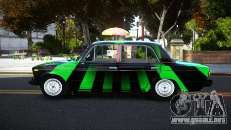 VAZ 2106 SD-R S10 para GTA 4