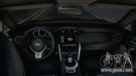 Subaru BRZ [Blek] para GTA San Andreas