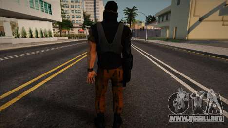 Ben Saxon de Deus Ex: The Fall Con EXPRESIONES F para GTA San Andreas