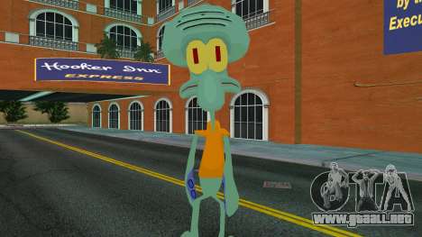 Squidward (Spongebob) Skin para GTA Vice City