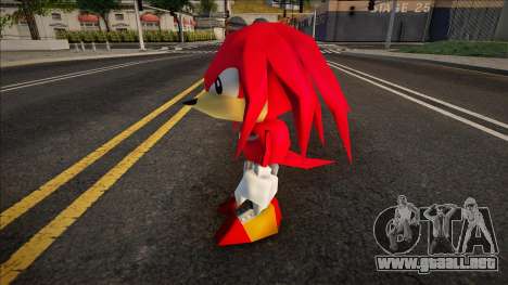 Sonic R Skin - Knuckles para GTA San Andreas