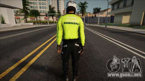 Sahin Motorize Trafik Timleri Kasklı Skin para GTA San Andreas