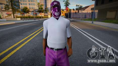 Balla With Double Bandana V2 para GTA San Andreas