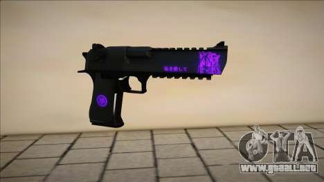 Purple and Black Deagle para GTA San Andreas