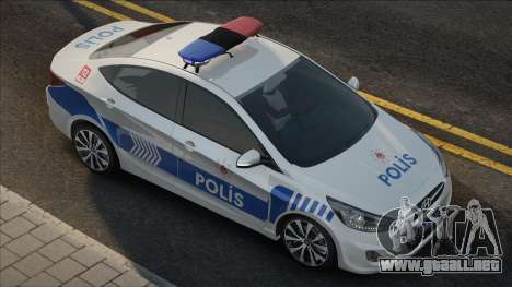 Hyundai Accent Blue Polis Ekip Araçı para GTA San Andreas