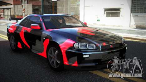 Nissan Skyline R34 PNZ S7 para GTA 4