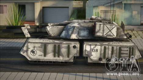 X-66 Mammoth Tank (with Arctic camouflage) from para GTA San Andreas