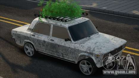 VAZ 2105 con un árbol de Navidad para GTA San Andreas