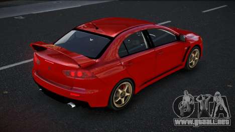 Mitsubishi Lancer Evolution X NKG para GTA 4