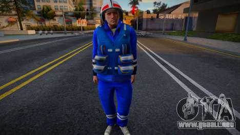 Trabajador de la estación de bomberos 1 para GTA San Andreas