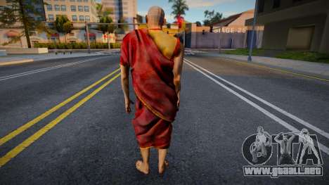 Monk Tibetan o Monje tibetano Version 2 Tunica d para GTA San Andreas