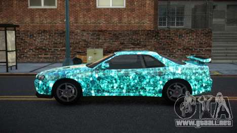 Nissan Skyline R34 PNZ S11 para GTA 4