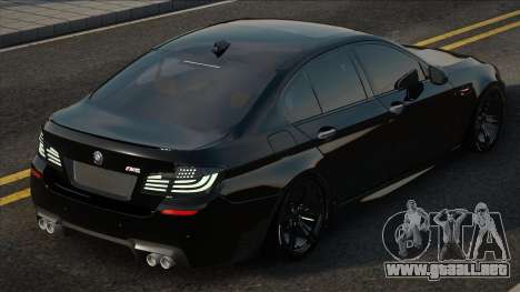 BMW M5 F10 Blek para GTA San Andreas