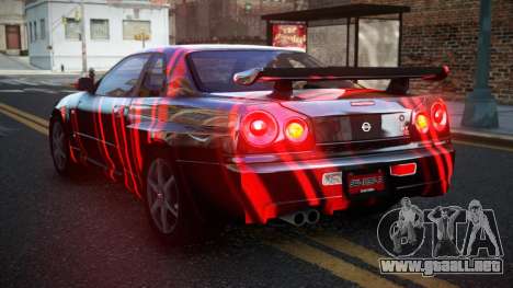 Nissan Skyline R34 PNZ S8 para GTA 4