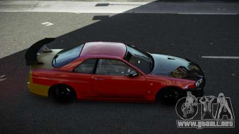 Nissan Skyline R34 GSR para GTA 4