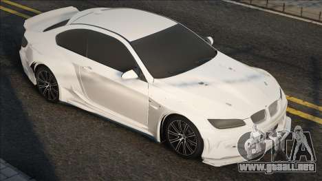 BMW M3 E92 [White] para GTA San Andreas