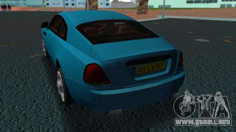 Rolls Royce Black Badge Wraith para GTA Vice City