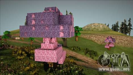 Minecraft Trees Mod para GTA San Andreas