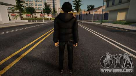 Chica en piel de chaqueta para GTA San Andreas