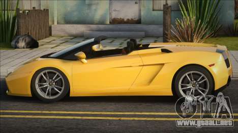 Lamborghini Gallardo Cabrio para GTA San Andreas