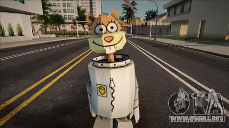 Sandy Cheeks from Sponge Bob para GTA San Andreas