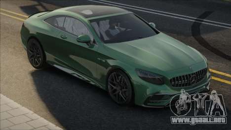 Mercedes-Benz S63 Coupe green para GTA San Andreas