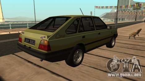 FSO Polonez Caro 1.4 con placas negras pulidas para GTA San Andreas