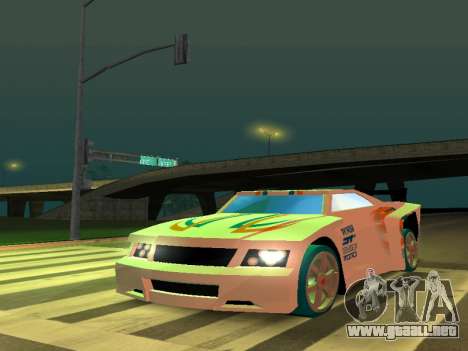 Línea de bajo de: Hot Wheels Acceleracers para GTA San Andreas