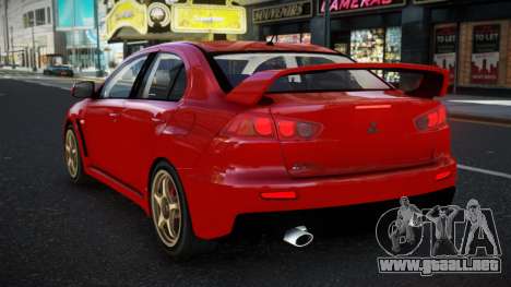 Mitsubishi Lancer Evolution X NKG para GTA 4