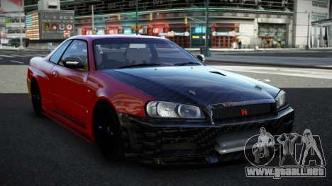 Nissan Skyline R34 GSR para GTA 4