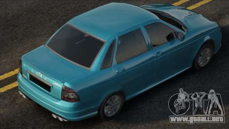 Lada Priora Blue Ver para GTA San Andreas