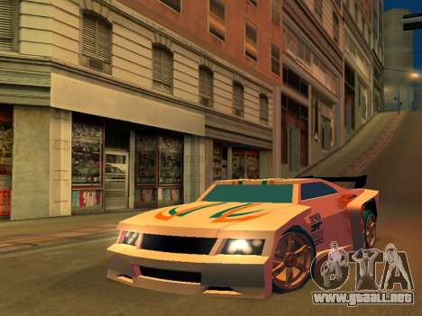 Línea de bajo de: Hot Wheels Acceleracers para GTA San Andreas