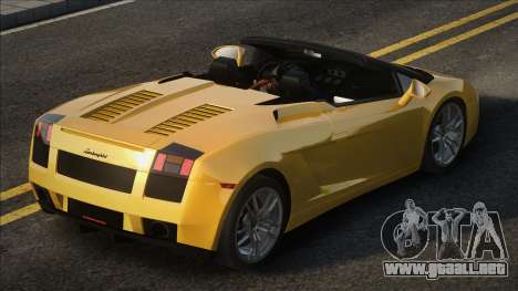 Lamborghini Gallardo Cab para GTA San Andreas